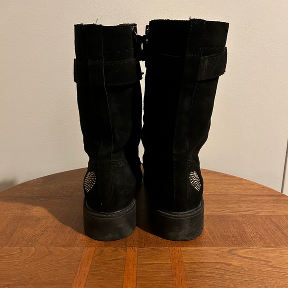 Italian-made Barely Worn Combat-Style Boots - Picture 2 of 8